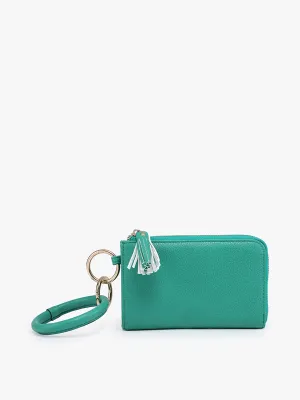 Liv Bangle Wristlet/Wallet- Kelly Green