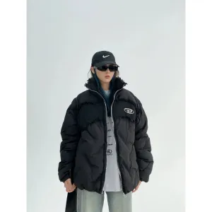 Logo Patch Puffer Jacket