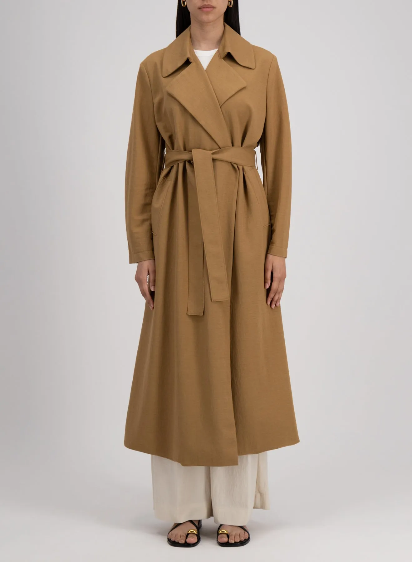 Long trench rayon