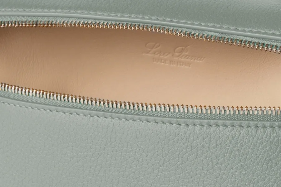 LORO PIANA EXTRA POCKET L19 EUCAIYPTUS CALFSKIN WITH STRAPS, DUST COVER AND BOX