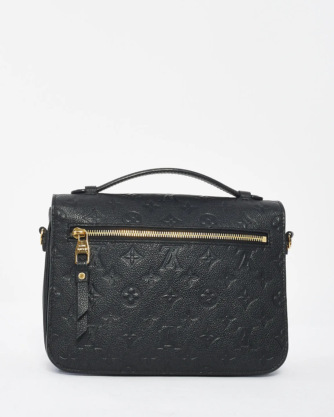 Louis Vuitton Black Monogram Empreinte Leather Pochette Metis Bag
