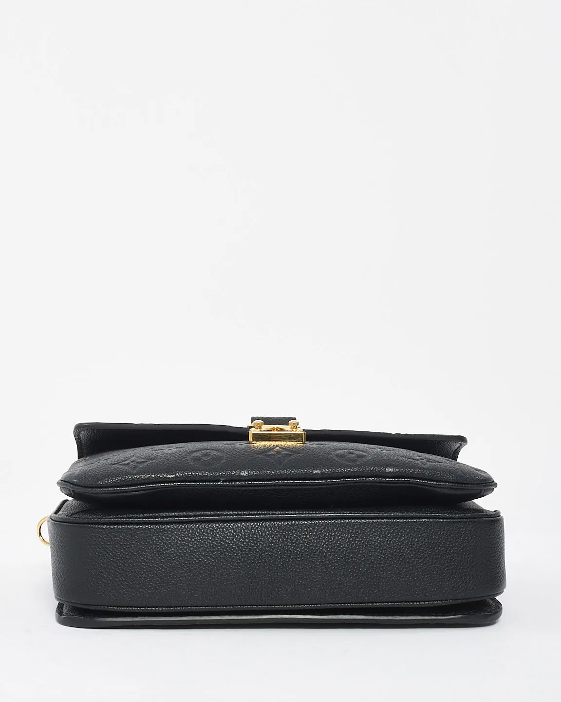 Louis Vuitton Black Monogram Empreinte Leather Pochette Metis Bag