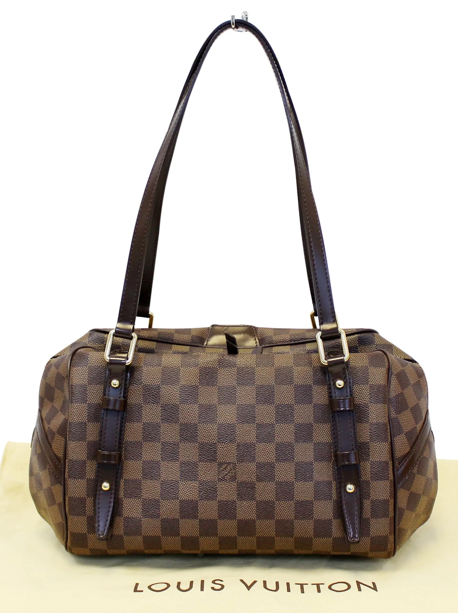 LOUIS VUITTON Damier Ebene Rivington PM Shoulder Bag - Sale ( Damage Please see the pictures )