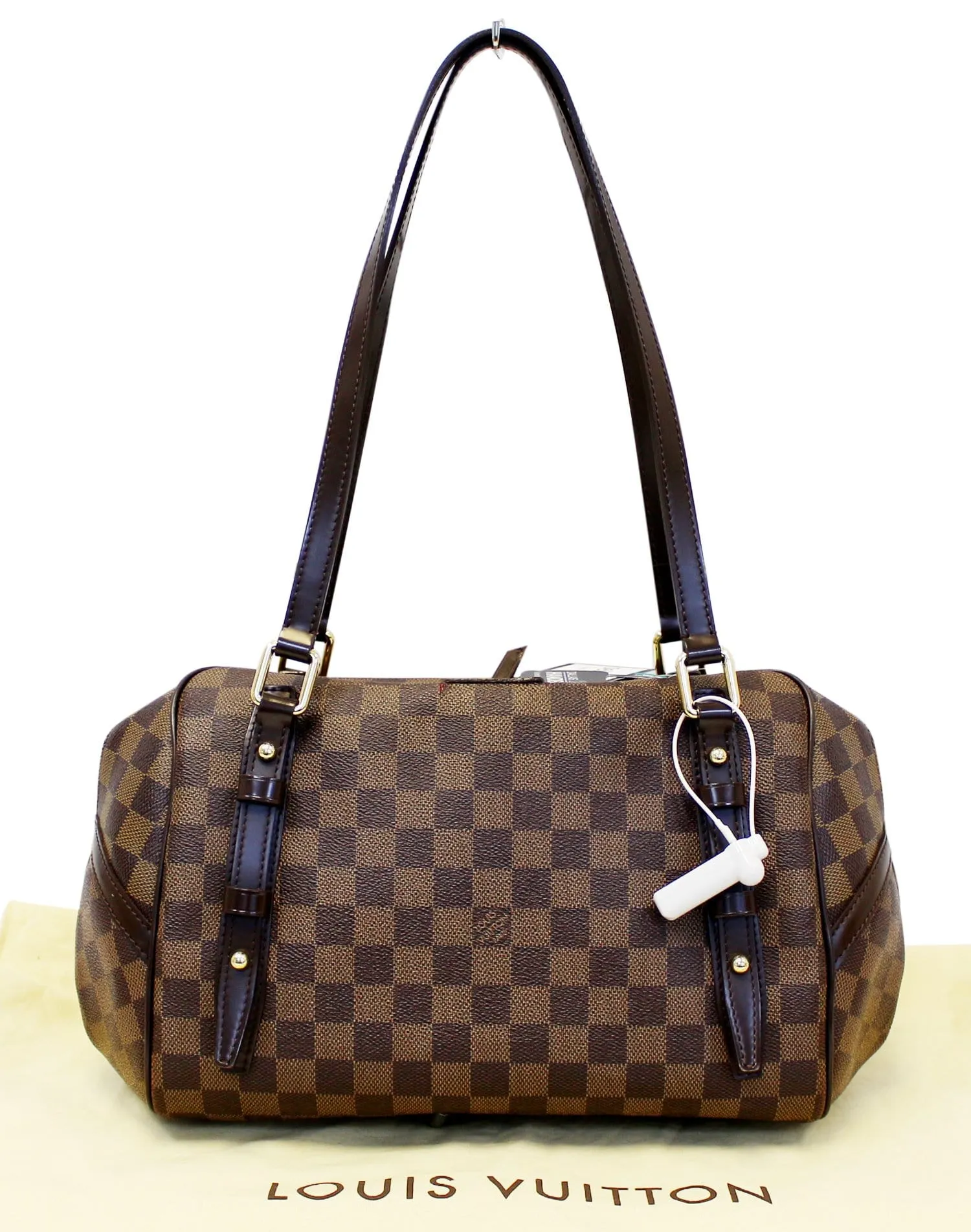 LOUIS VUITTON Damier Ebene Rivington PM Shoulder Bag - Sale ( Damage Please see the pictures )