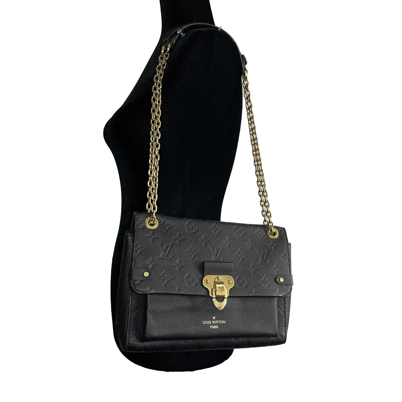 Louis Vuitton -LV Vavin PM Handbag Monogram Empreinte Leather Shoulder Bag