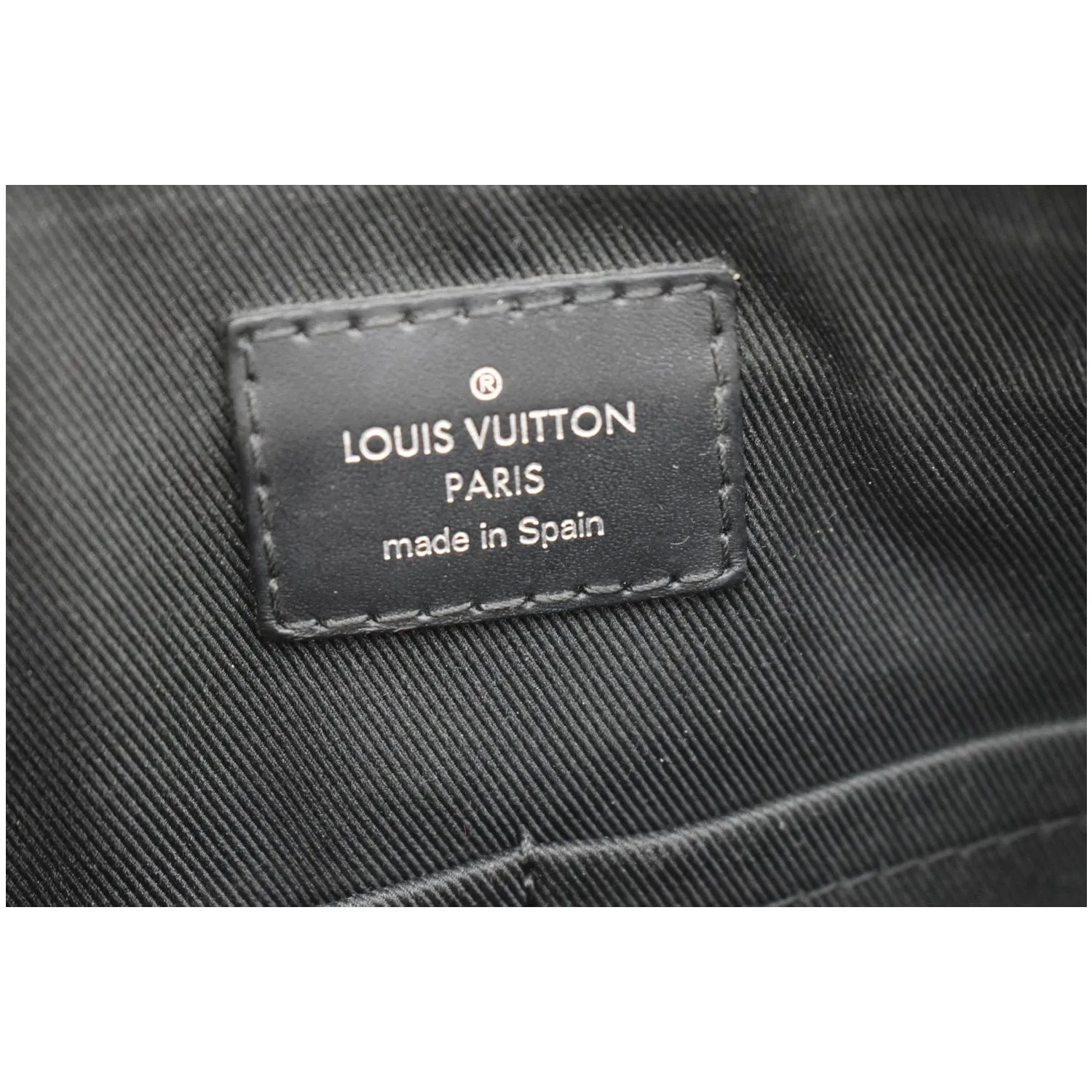 LOUIS VUITTON Mick PM Damier Graphite Messenger Bag Black