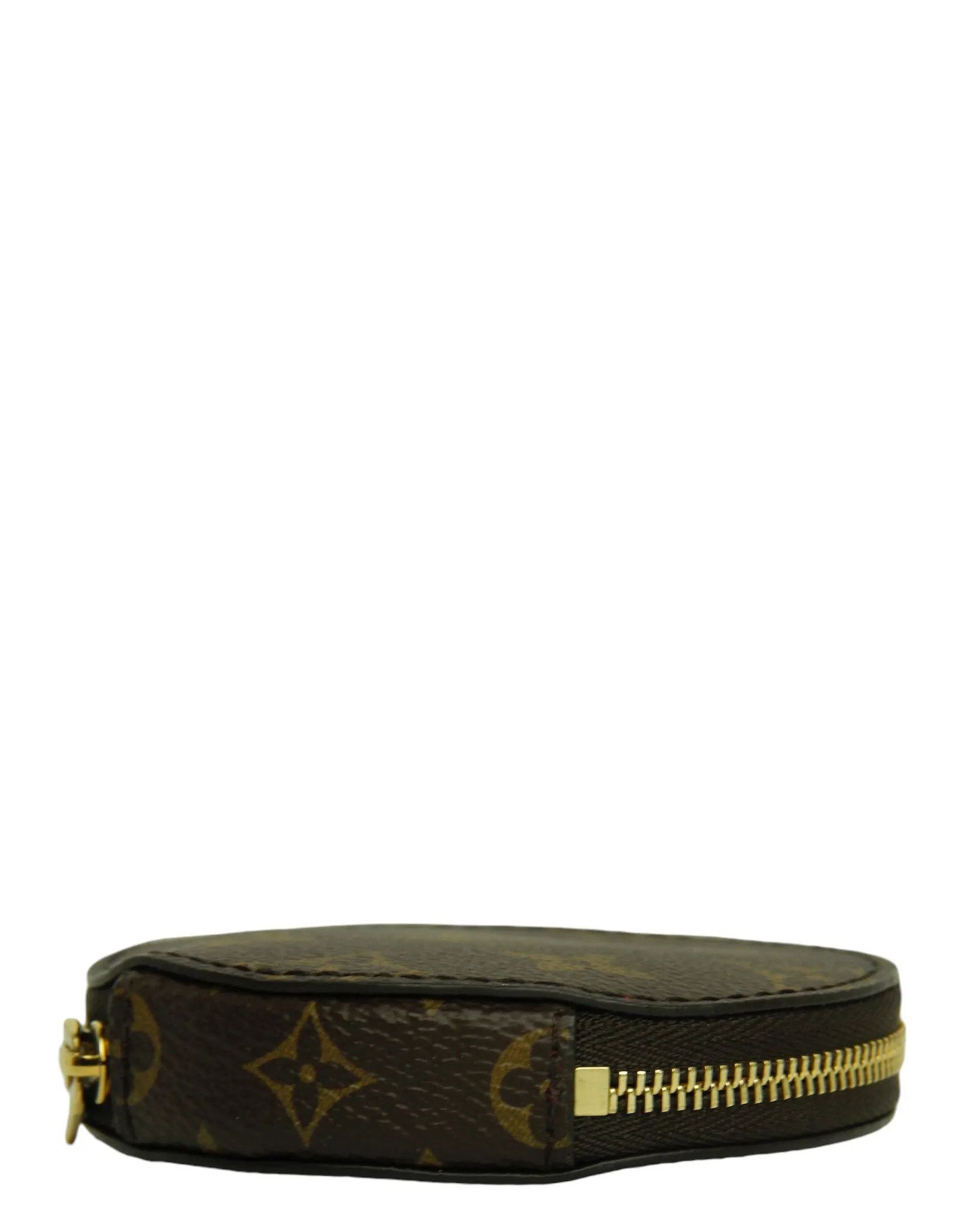Louis Vuitton Monogram/ Red Multi Pochette Accessories Round Coin Purse