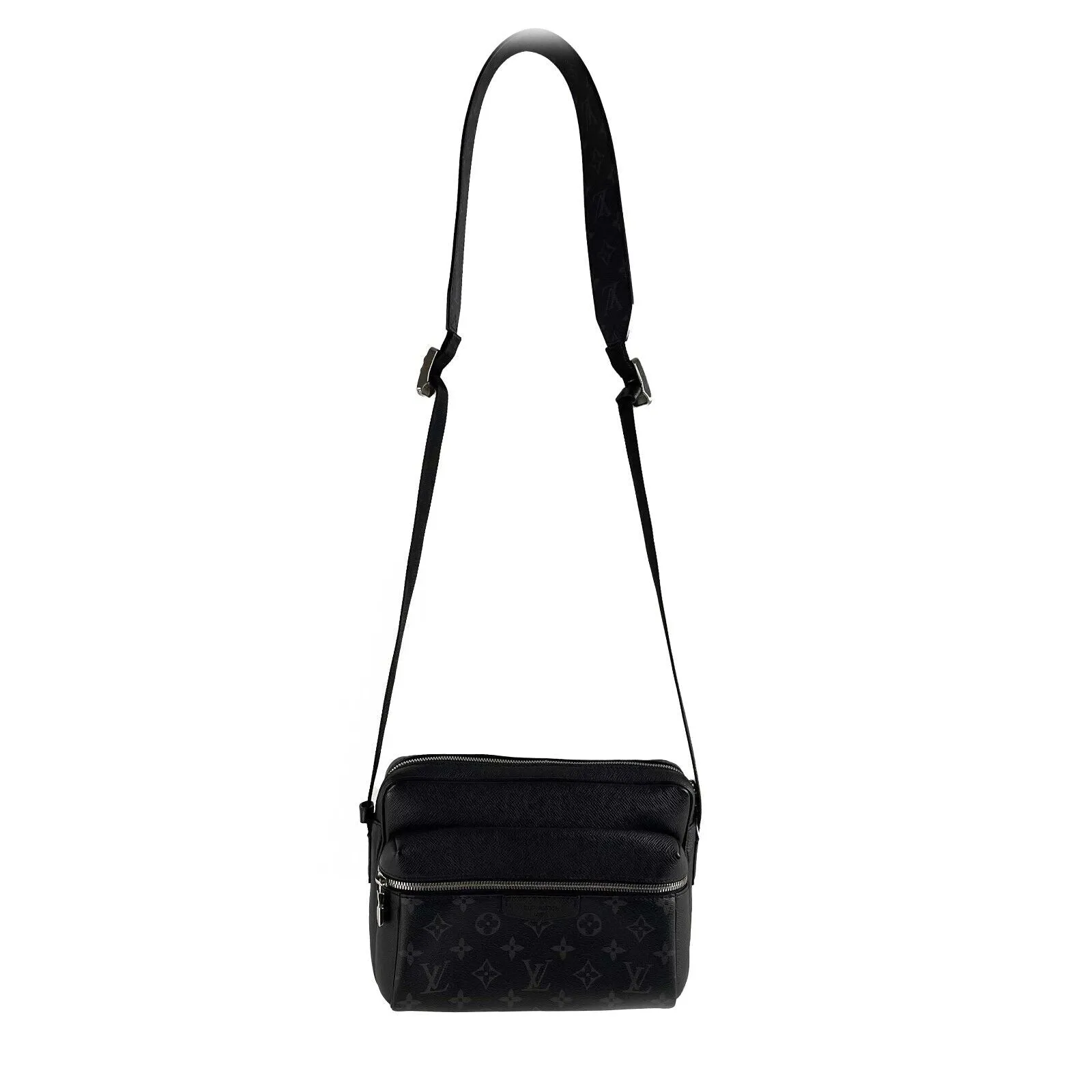 Louis Vuitton Monogram Taigarama Canvas Outdoor Messenger Bag Black 2020
