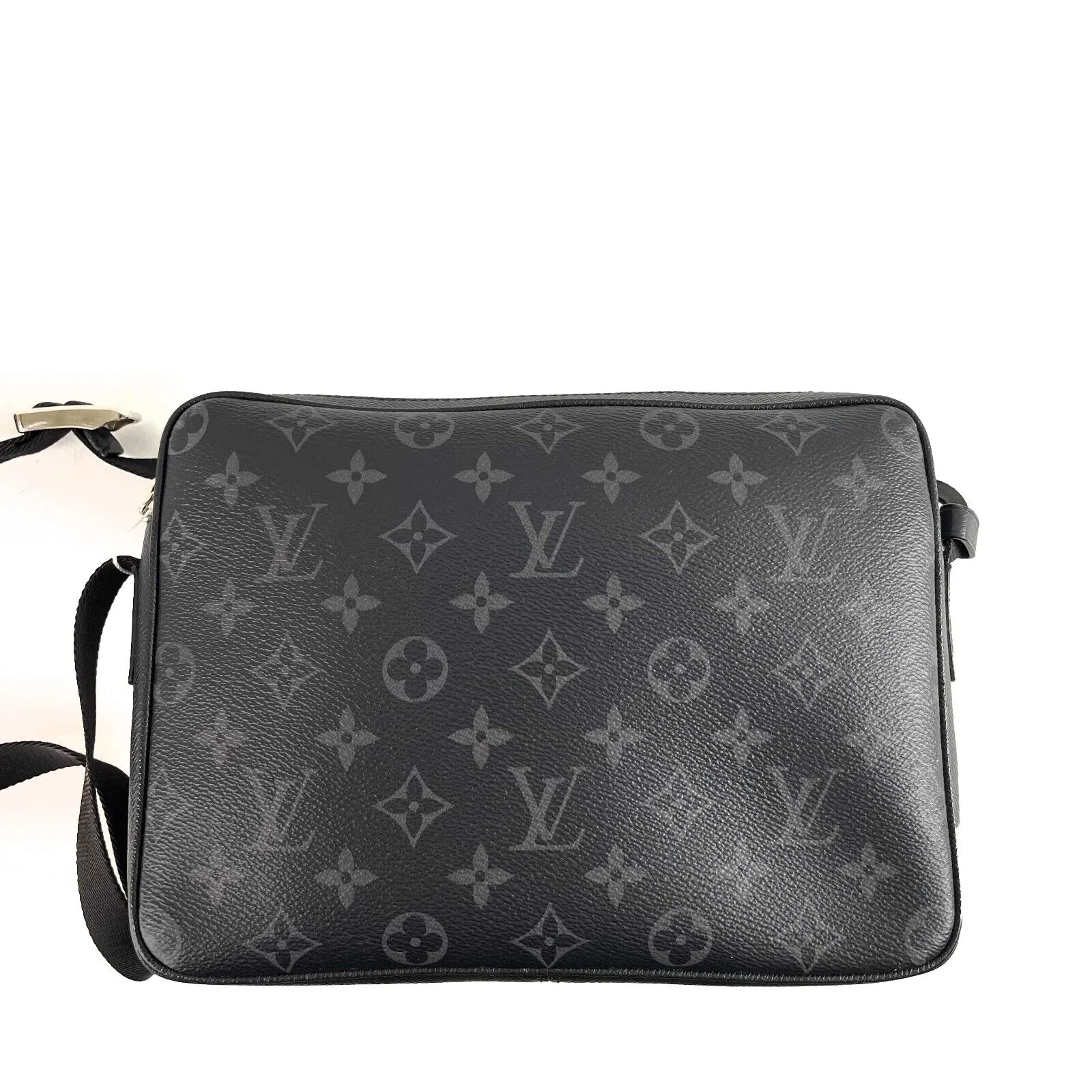 Louis Vuitton Monogram Taigarama Canvas Outdoor Messenger Bag Black 2020