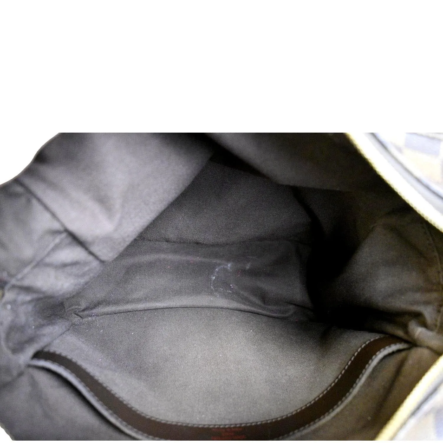 LOUIS VUITTON Naviglio Damier Ebene Messenger Bag Brown