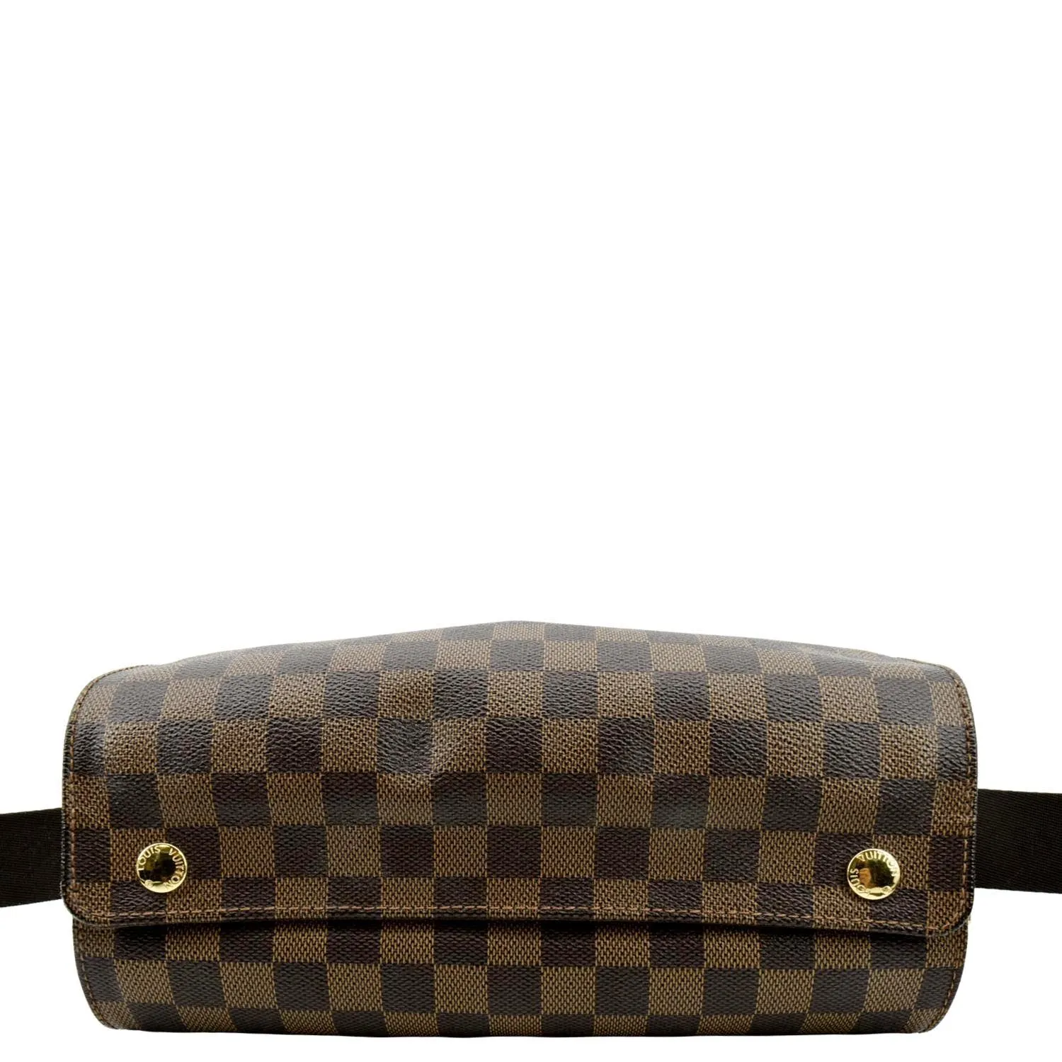 LOUIS VUITTON Naviglio Damier Ebene Messenger Bag Brown