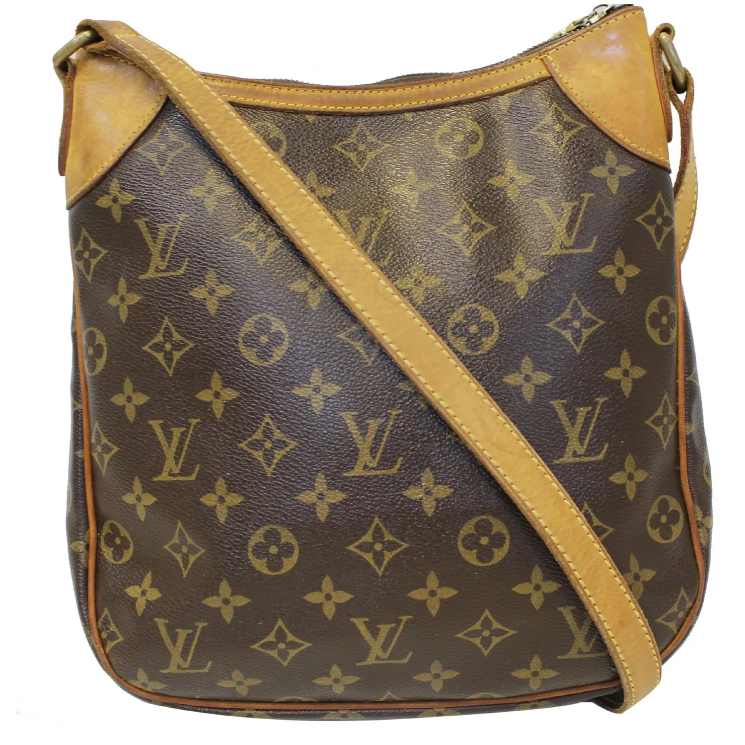 LOUIS VUITTON Odeon PM Monogram Canvas Shoulder Crossbody Bag Brown