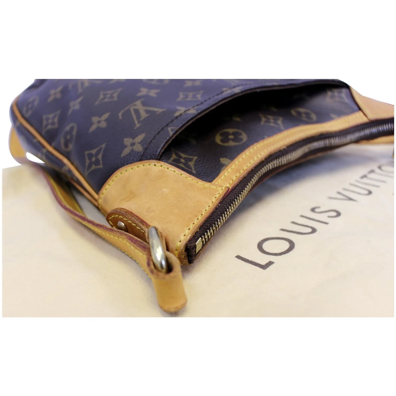 LOUIS VUITTON Odeon PM Monogram Canvas Shoulder Crossbody Bag Brown
