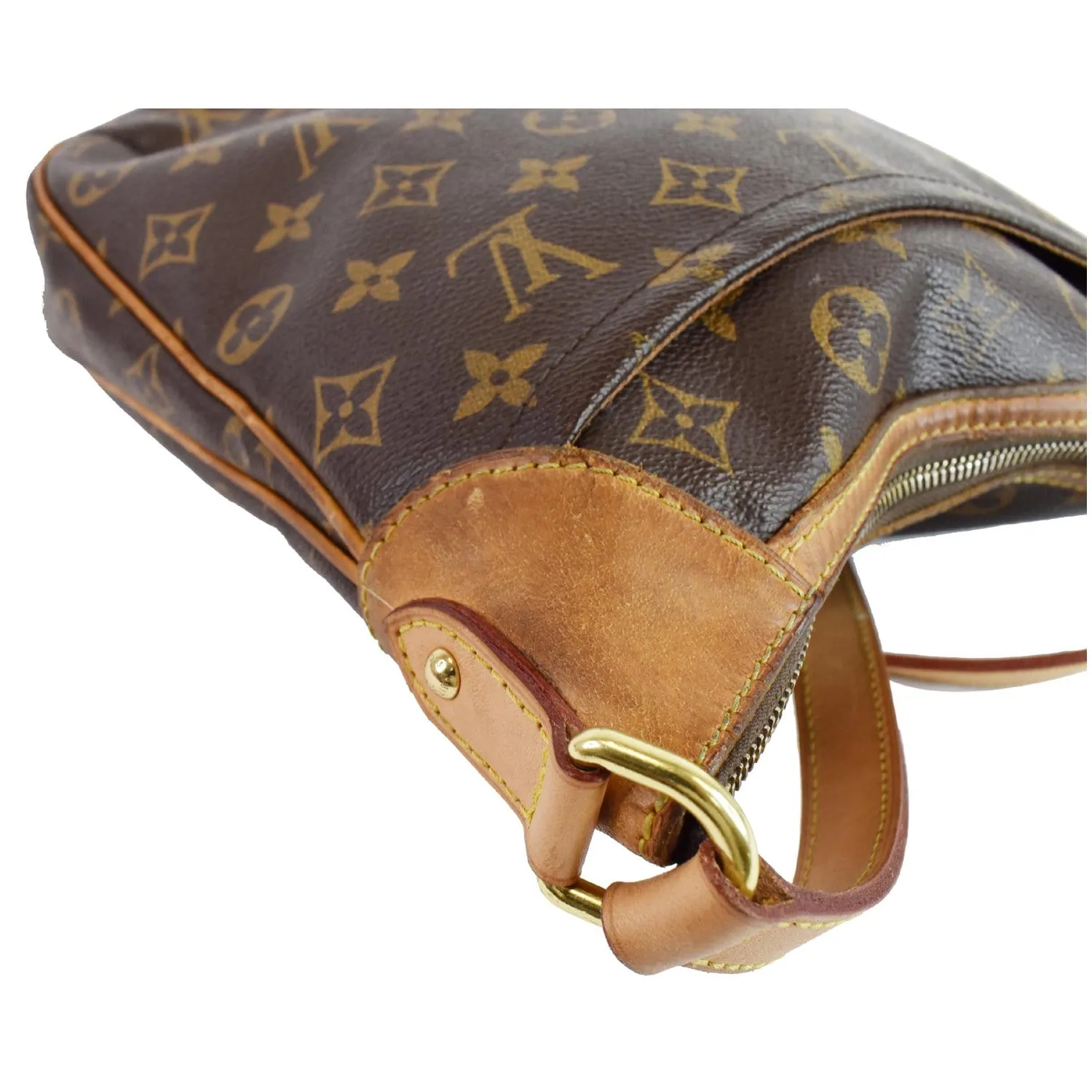 LOUIS VUITTON Odeon PM Monogram Canvas Shoulder Crossbody Bag Brown