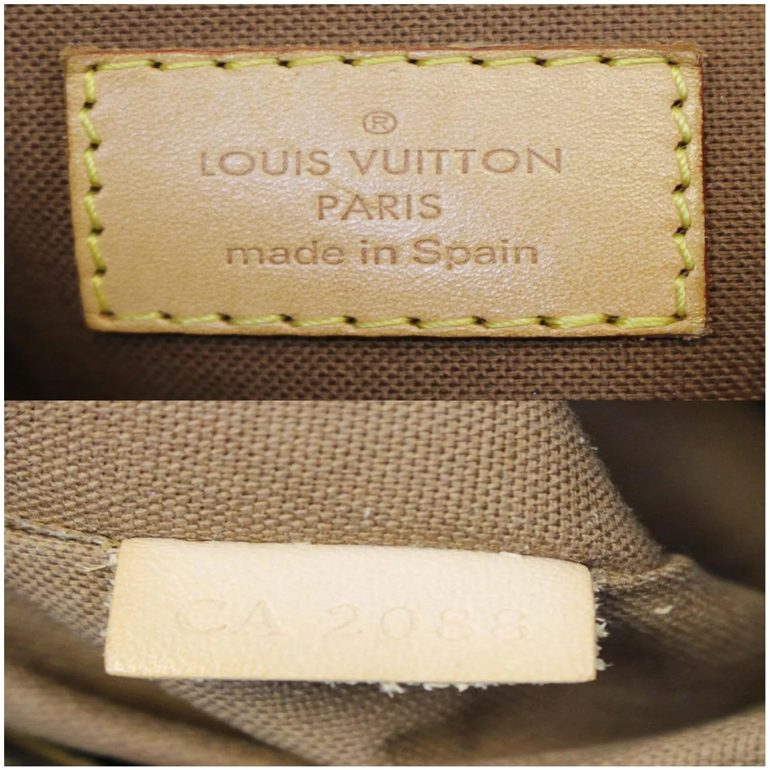 LOUIS VUITTON Odeon PM Monogram Canvas Shoulder Crossbody Bag Brown