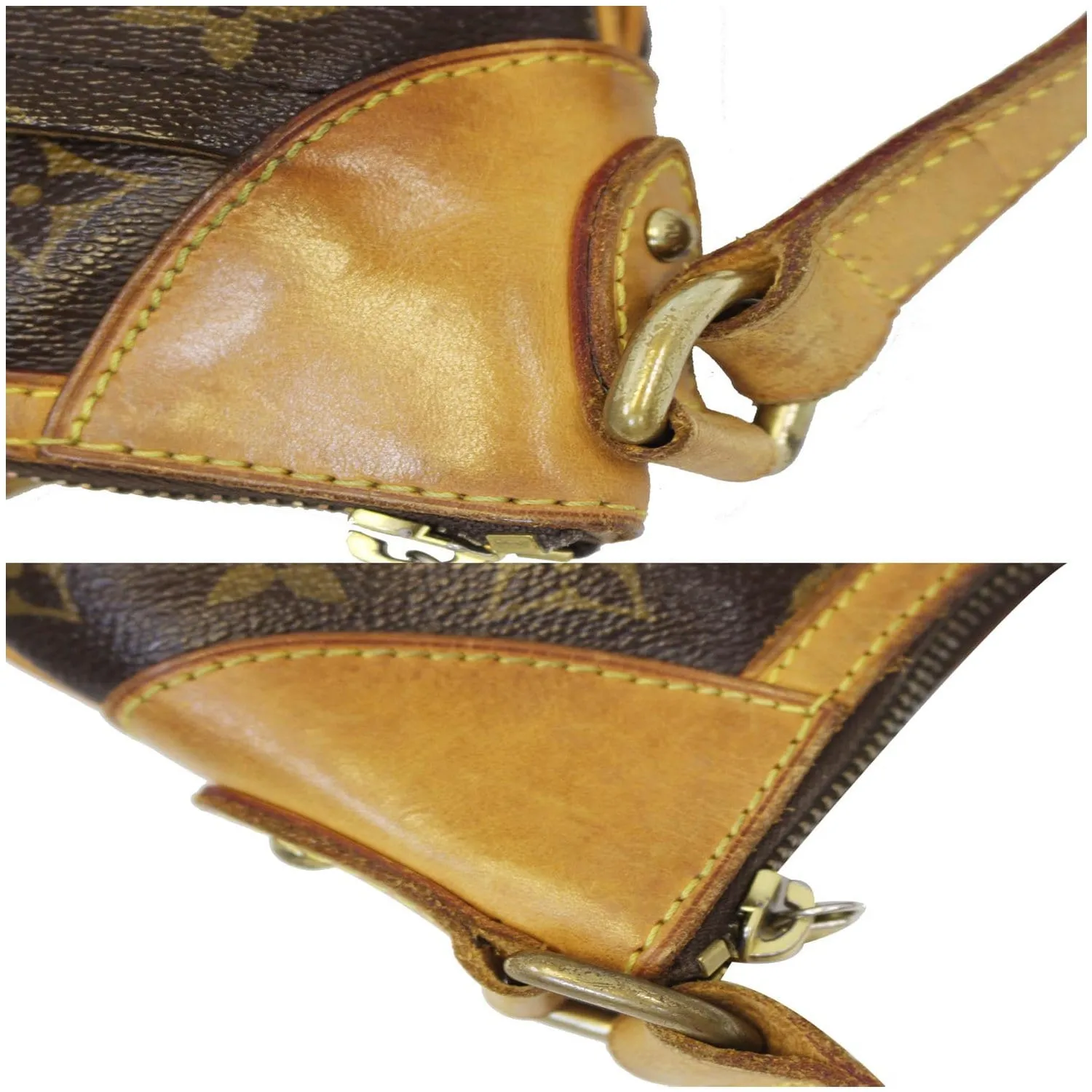 LOUIS VUITTON Odeon PM Monogram Canvas Shoulder Crossbody Bag Brown