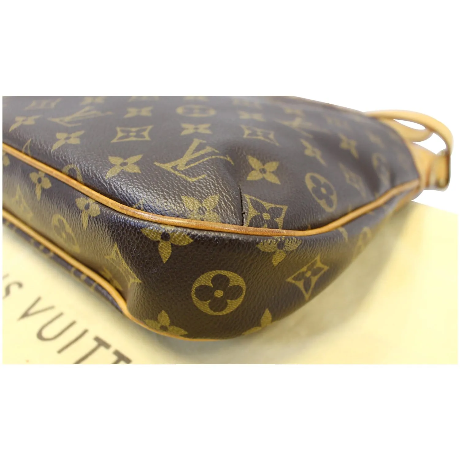 LOUIS VUITTON Odeon PM Monogram Canvas Shoulder Crossbody Bag Brown