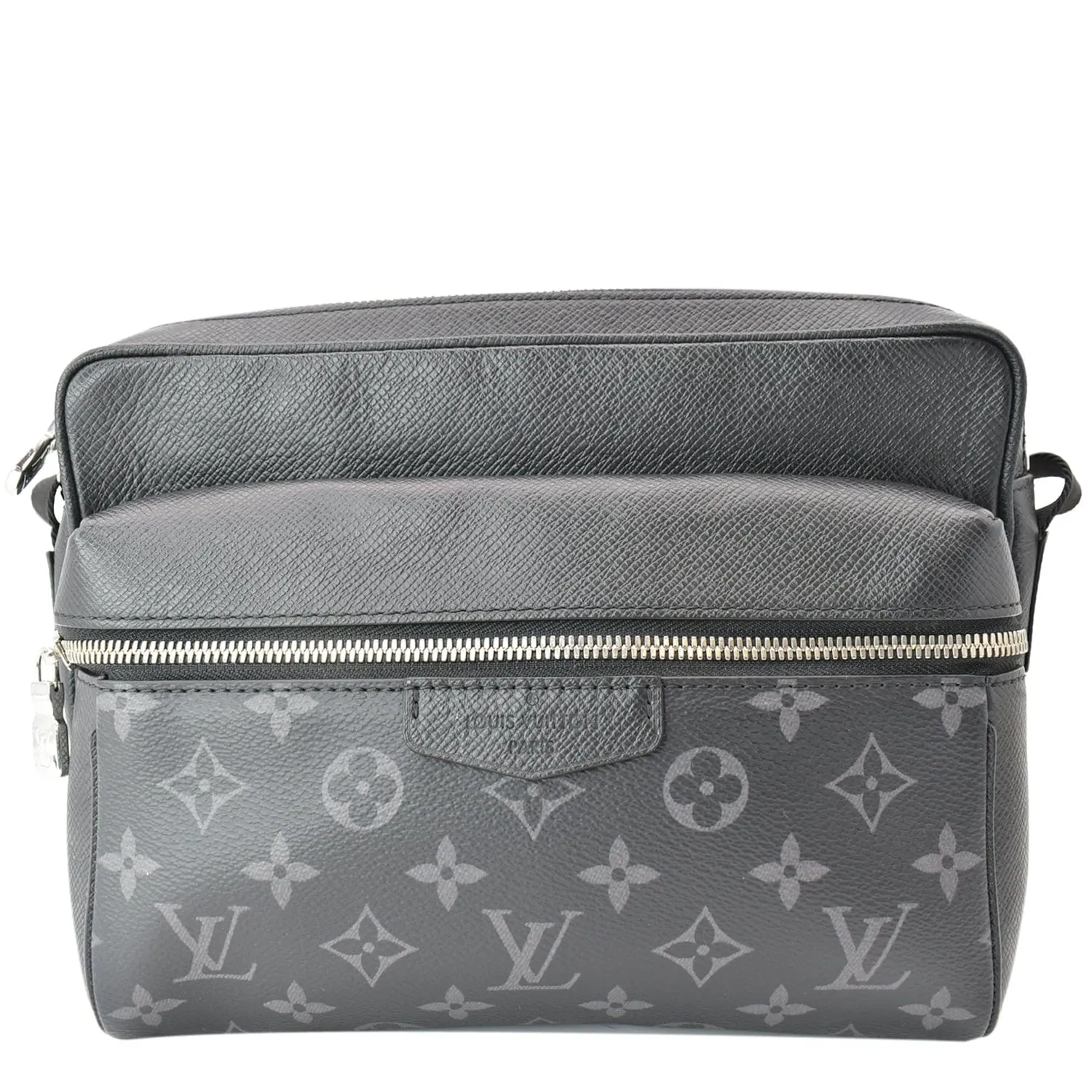 LOUIS VUITTON Outdoor Messenger Eclipse Canvas Crossbody Bag Black - 10% Off