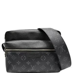 LOUIS VUITTON Outdoor Messenger Eclipse Canvas Crossbody Bag Black