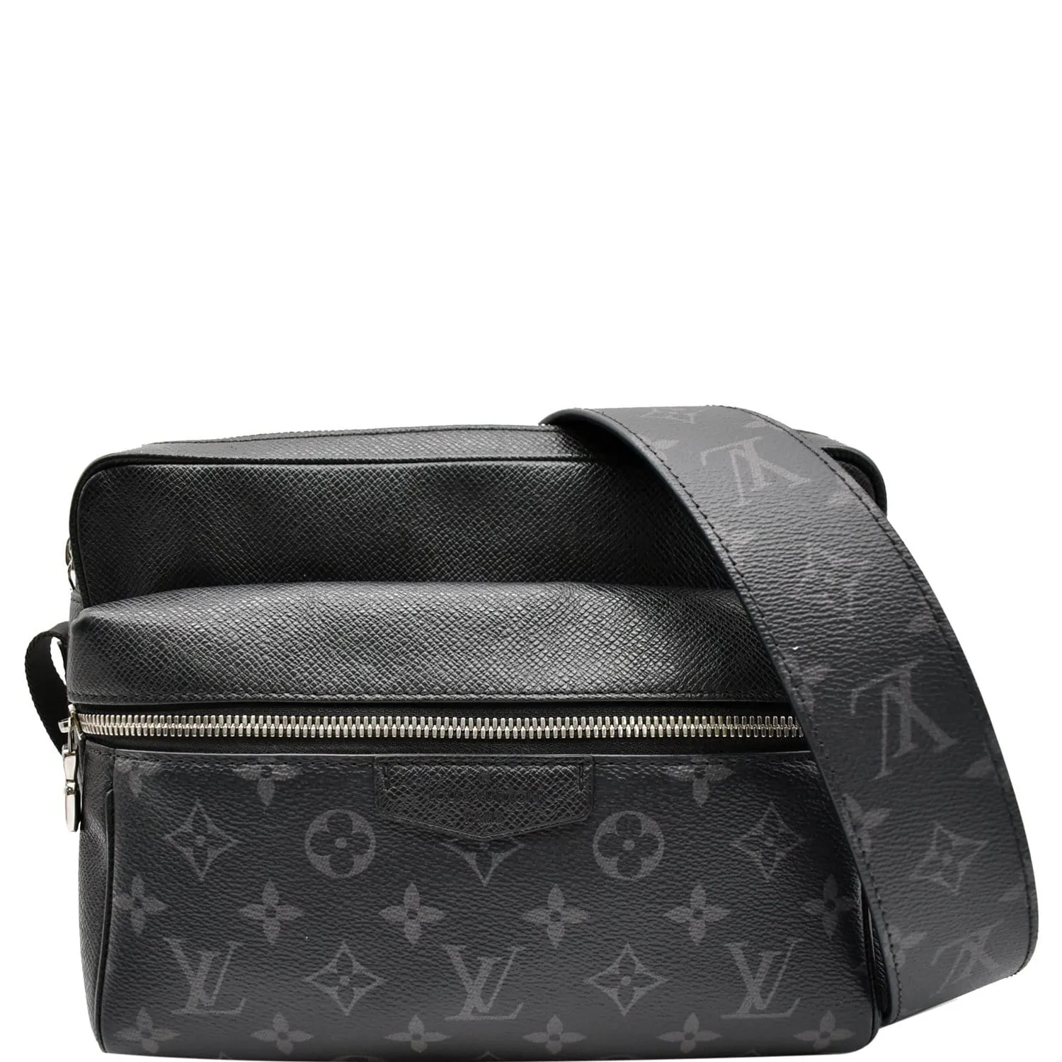 LOUIS VUITTON Outdoor Messenger Eclipse Canvas Crossbody Bag Black