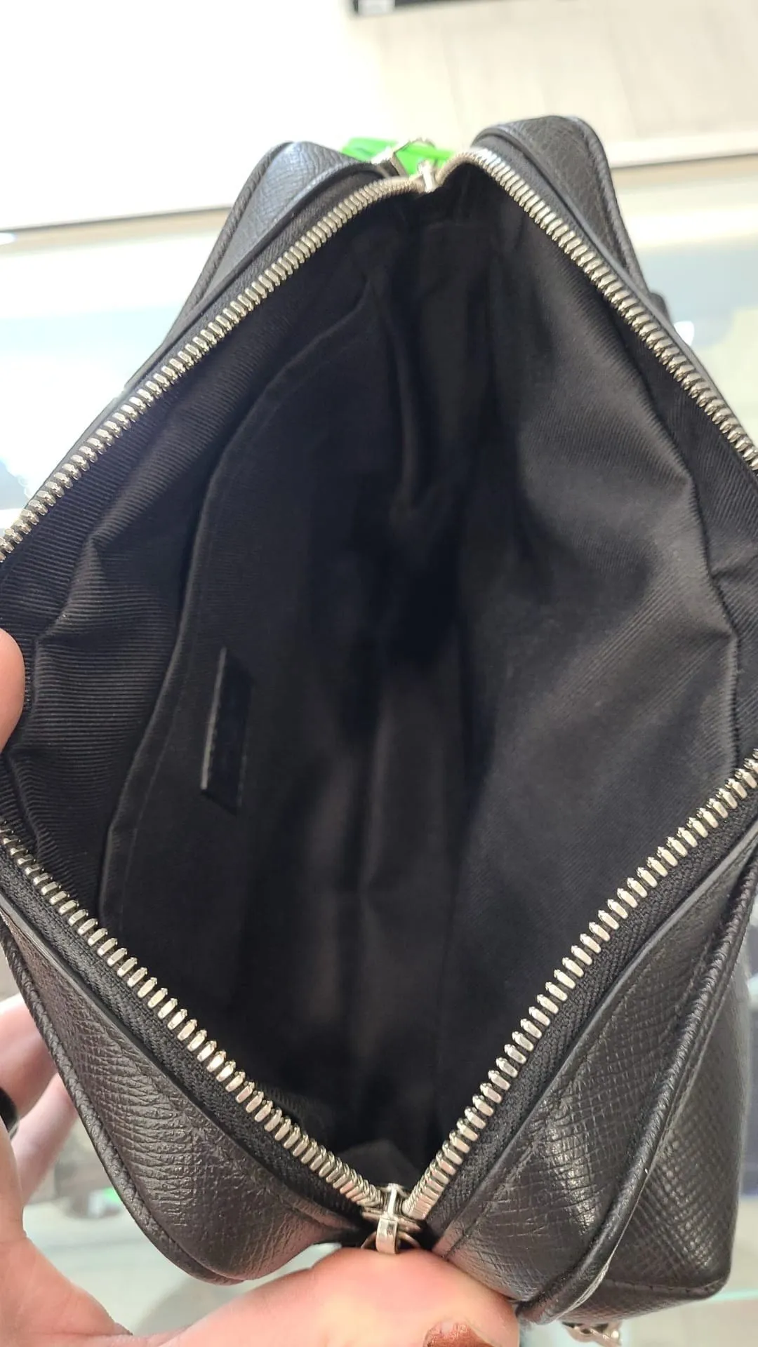 LOUIS VUITTON Outdoor Messenger Eclipse Canvas Crossbody Bag Black
