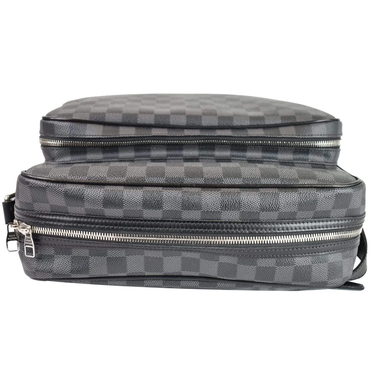 LOUIS VUITTON Sac Leoh Damier Graphite Messenger Bag Black - 20% OFF
