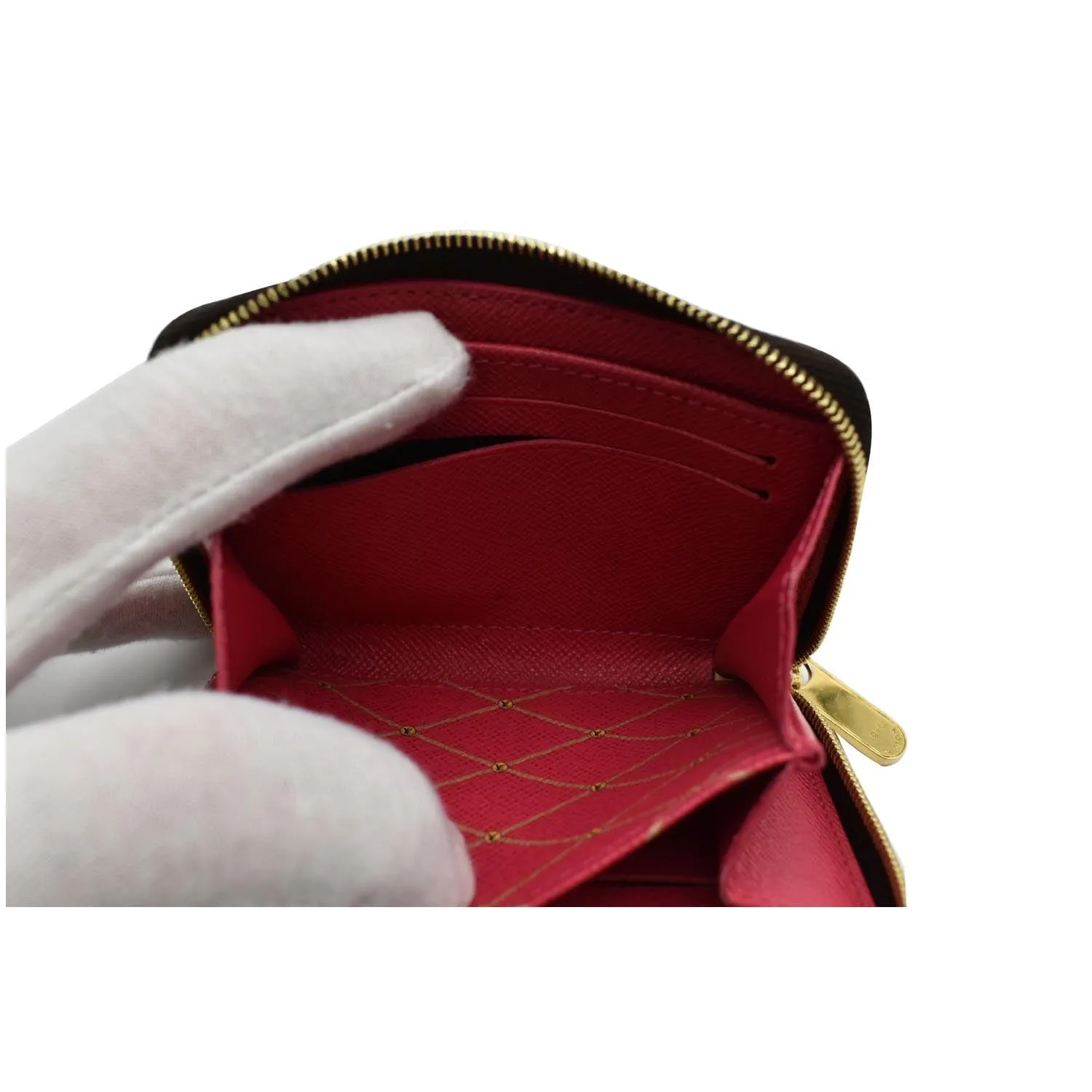 LOUIS VUITTON Summer Trunks Monogram Canvas Zippy Coin Purse Brown