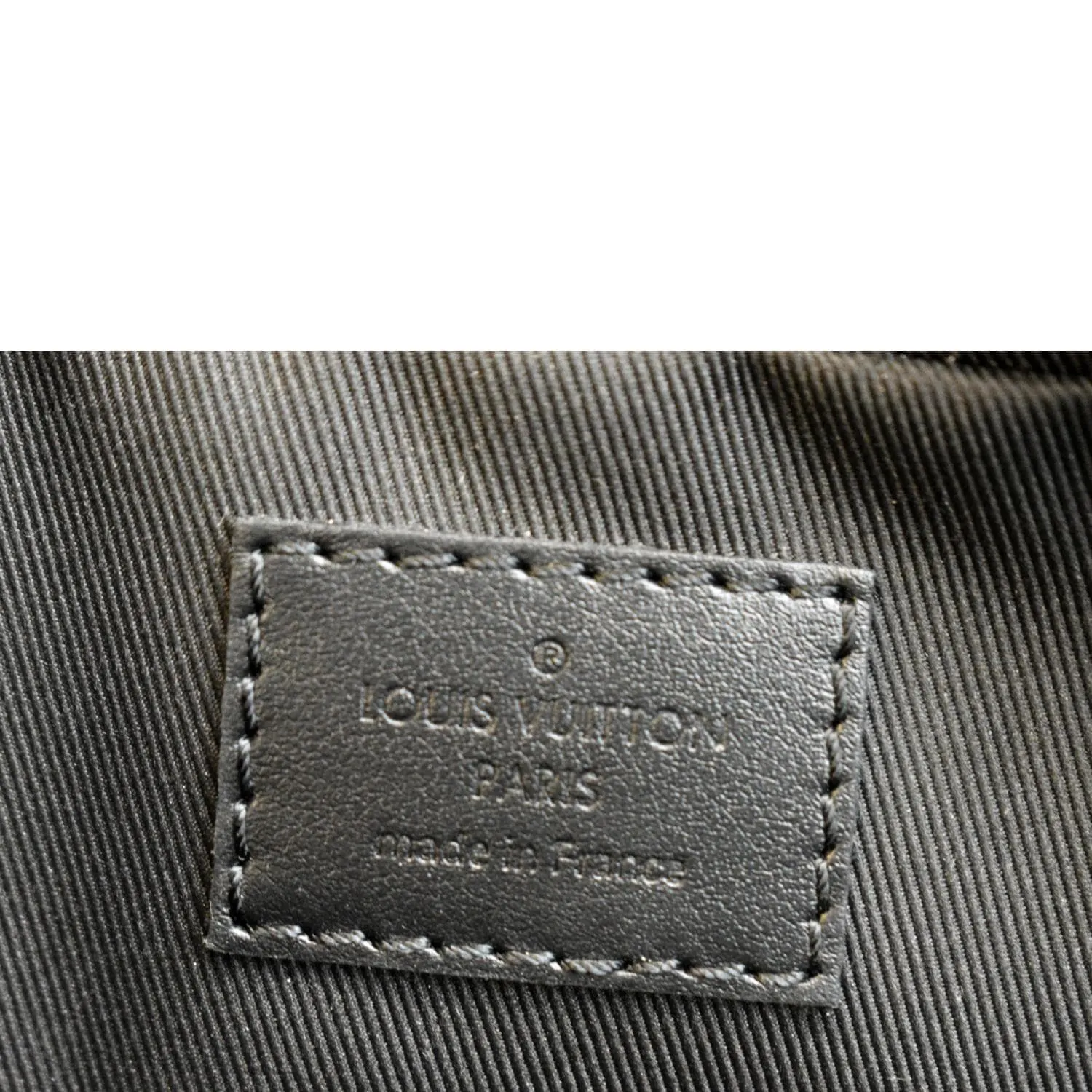 LOUIS VUITTON Trio Monogram Eclipse Messenger Bag Grey