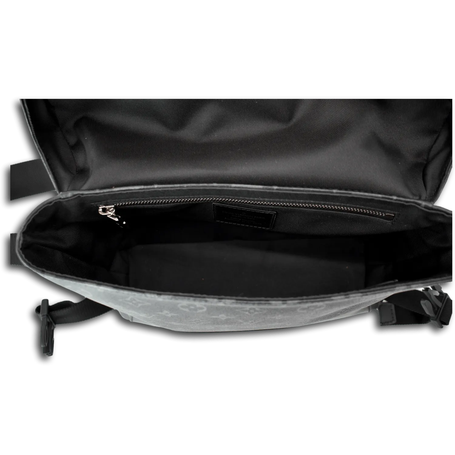 LOUIS VUITTON Voyager PM Monogram Eclipse Messenger Bag Black