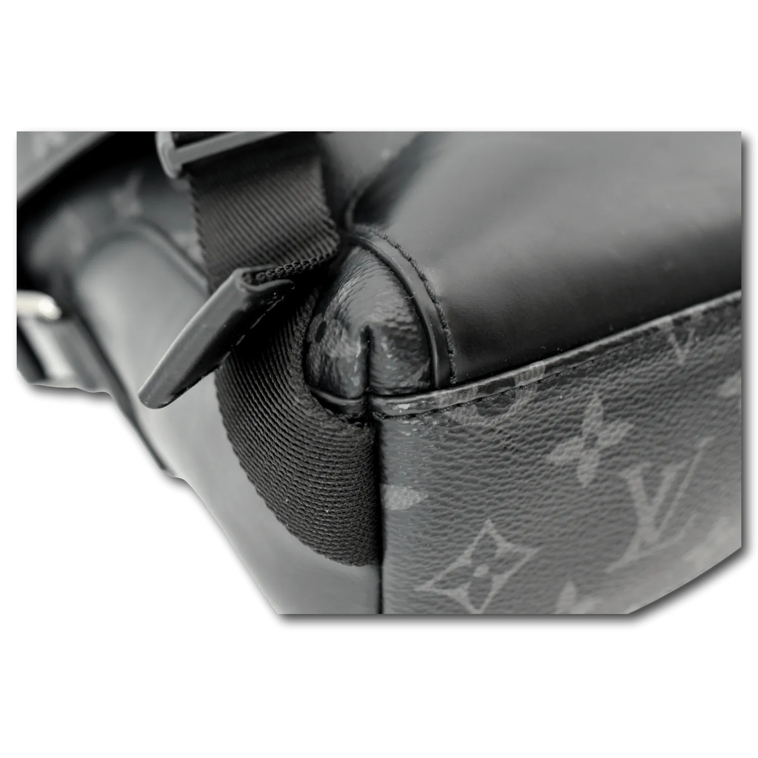 LOUIS VUITTON Voyager PM Monogram Eclipse Messenger Bag Black