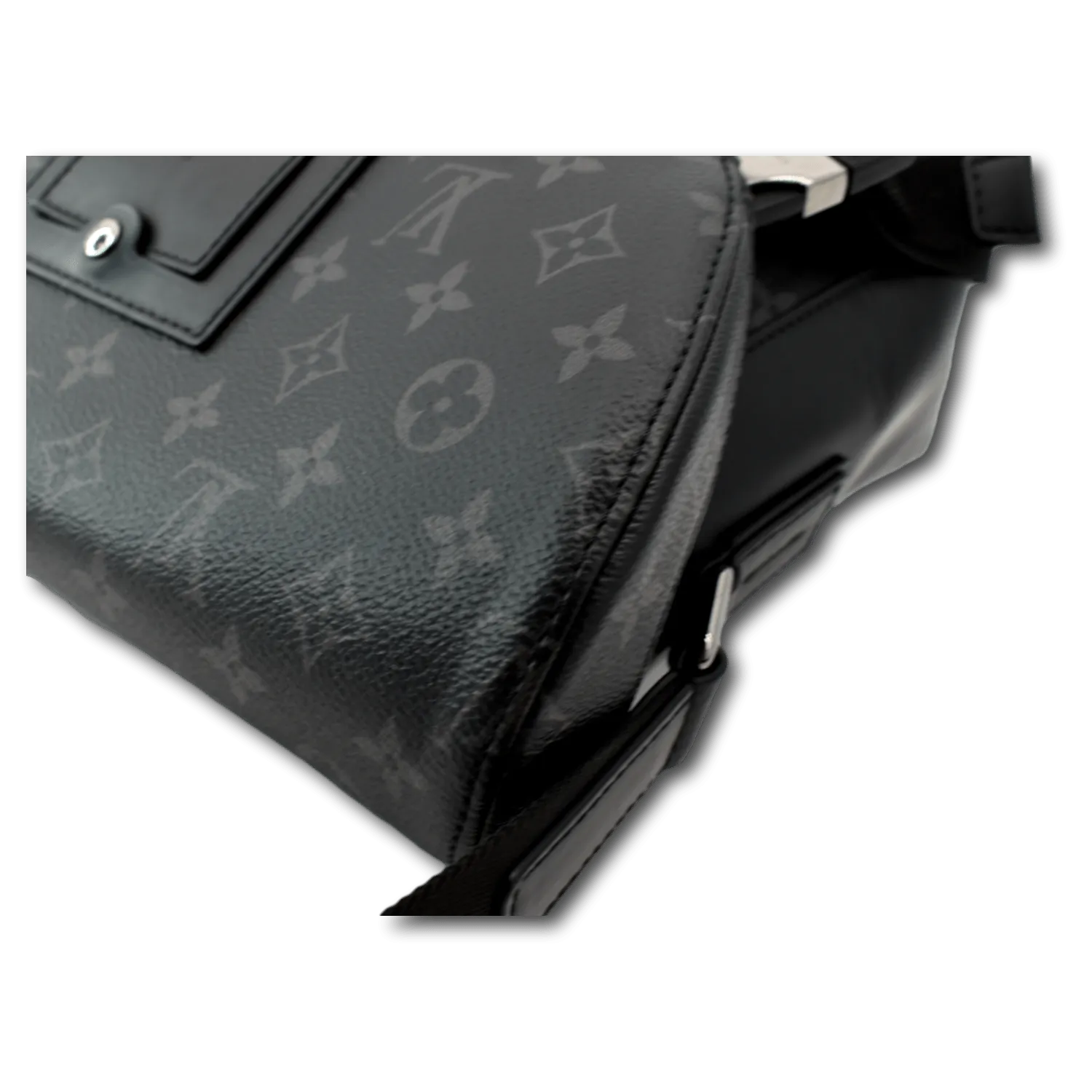 LOUIS VUITTON Voyager PM Monogram Eclipse Messenger Bag Black
