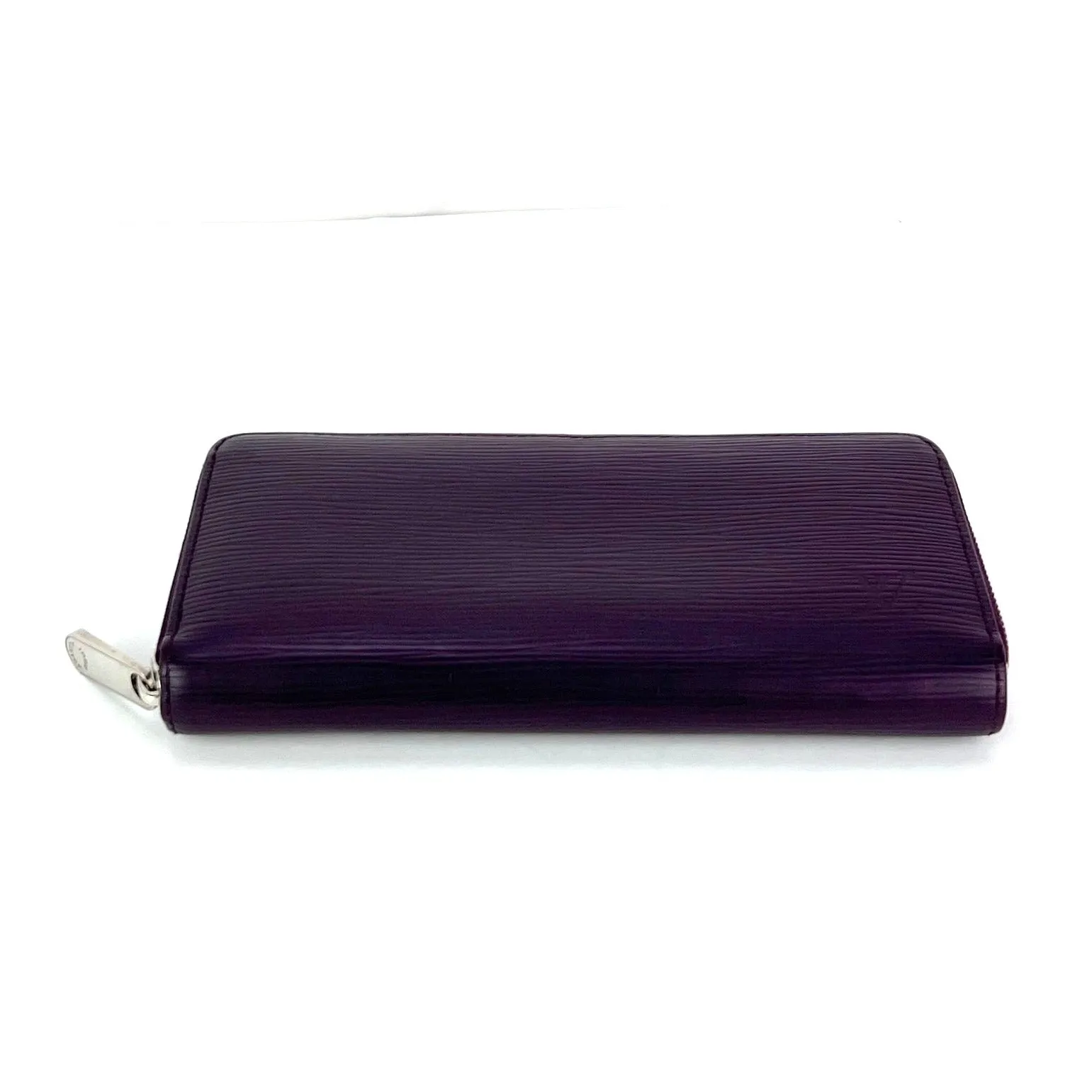 LOUIS VUITTON Zippy Epi Purple  Leather Wallet Clutch