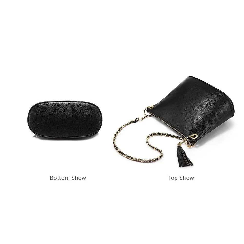 <bold>Bucket  / Tote Bag <br>Genuine-Leather