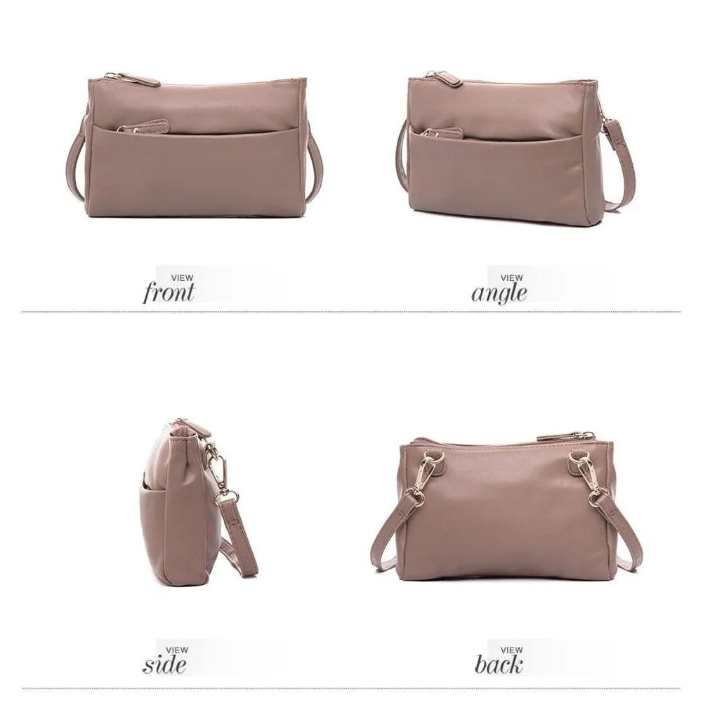 <bold>Crossbody / Shoulder Bag  <br>Vegan-Leather