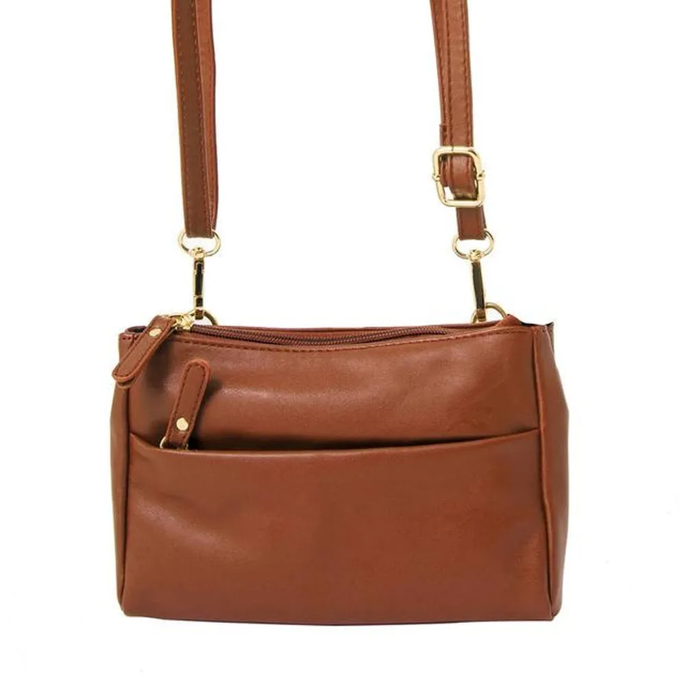 <bold>Crossbody / Shoulder Bag  <br>Vegan-Leather