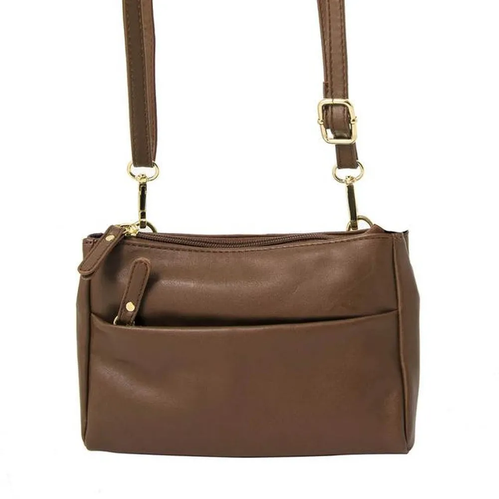 <bold>Crossbody / Shoulder Bag  <br>Vegan-Leather