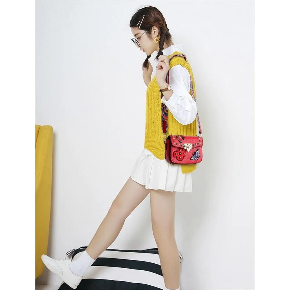 <bold>Crossbody / Shoulder Bag <br>Vegan-Leather