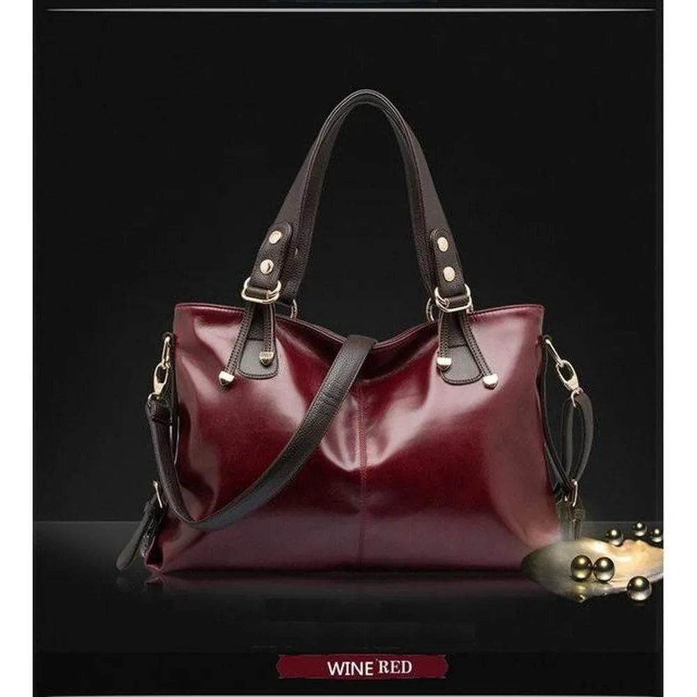 <bold>Hobo / Tote Bag <br>Genuine-Leather