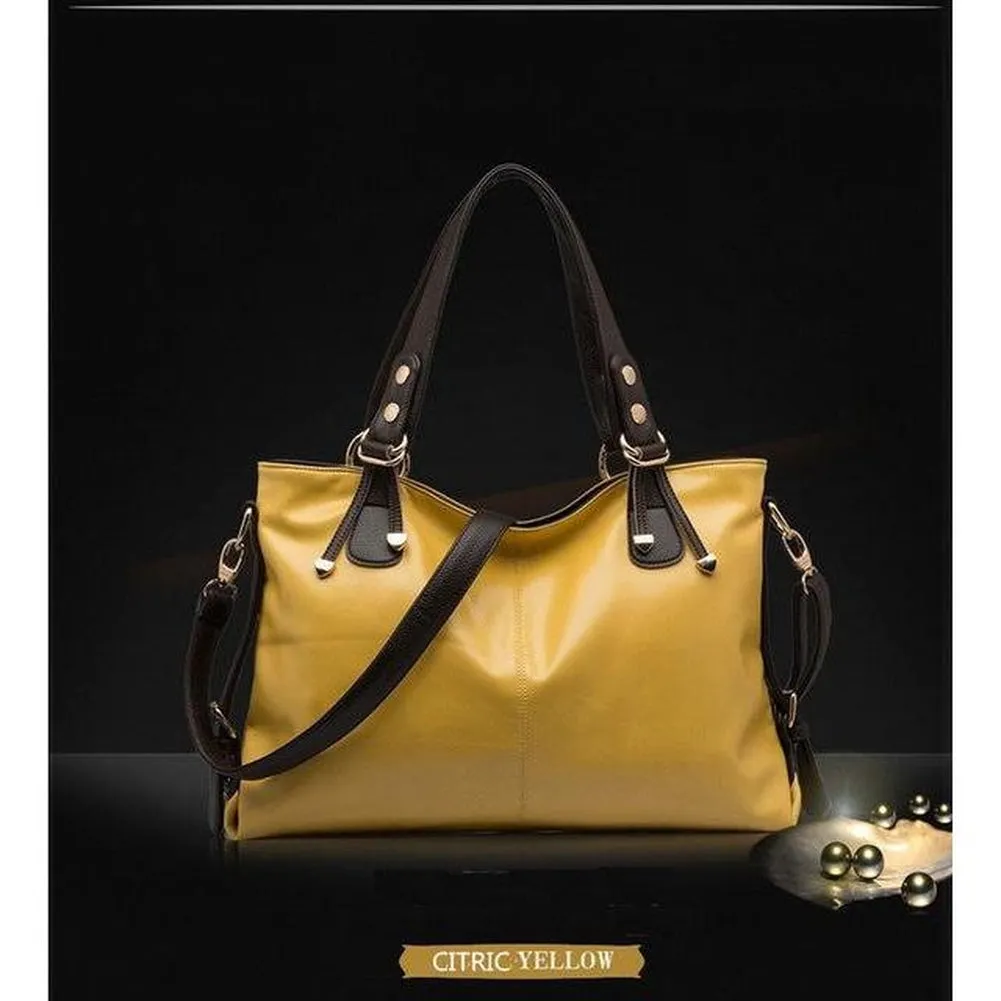 <bold>Hobo / Tote Bag <br>Genuine-Leather
