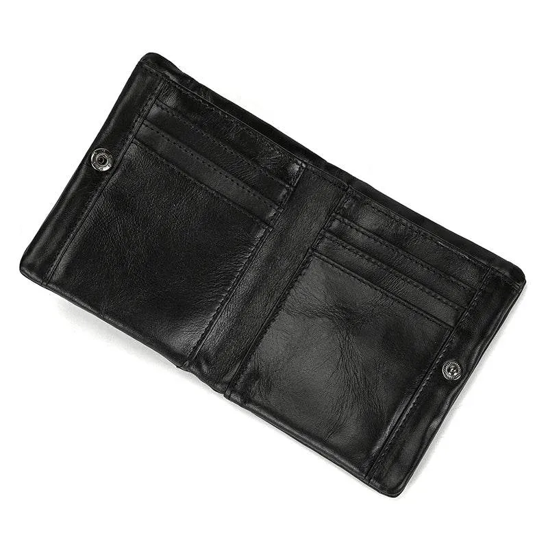 Luxury Designer Wallet for Men Card Holder Genuine Leather Purse