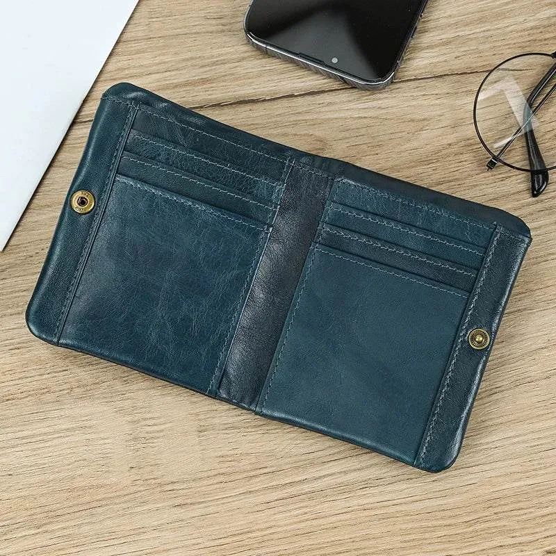 Luxury Designer Wallet for Men Card Holder Genuine Leather Purse