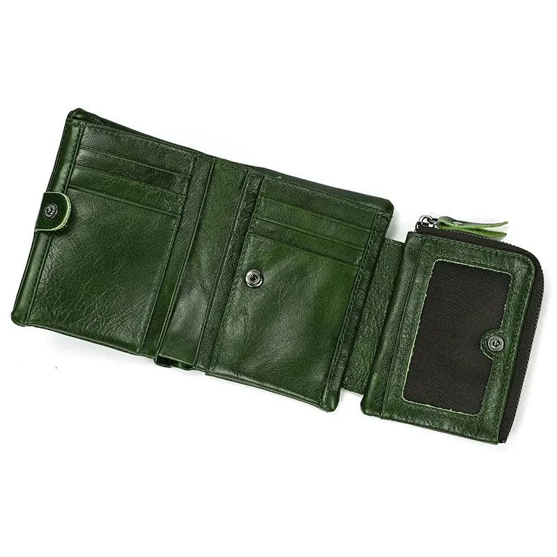 Luxury Designer Wallet for Men Card Holder Genuine Leather Purse