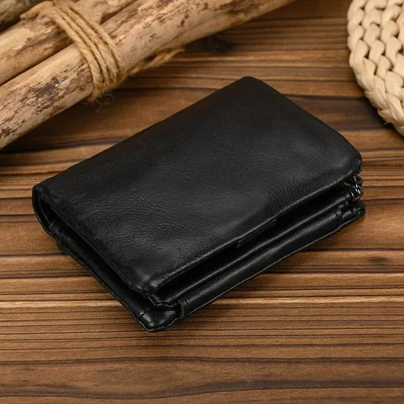 Luxury Designer Wallet for Men Card Holder Genuine Leather Purse
