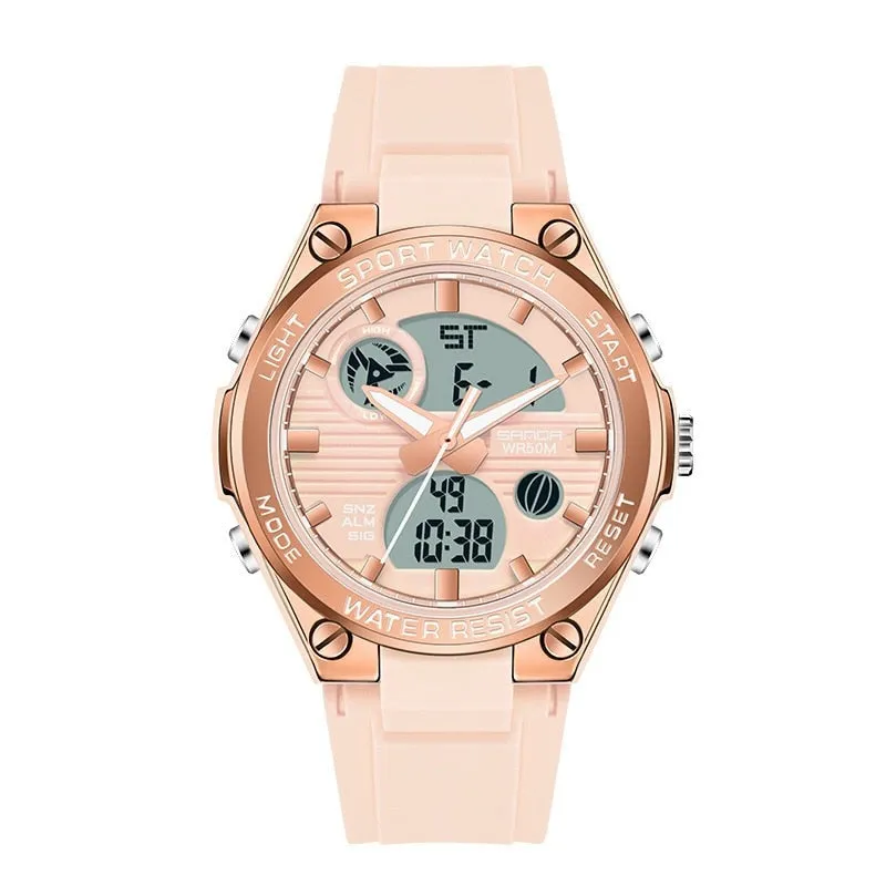 Luxury Rose Gold Watche For Women Wristwatch Waterproof Clock Jewelry