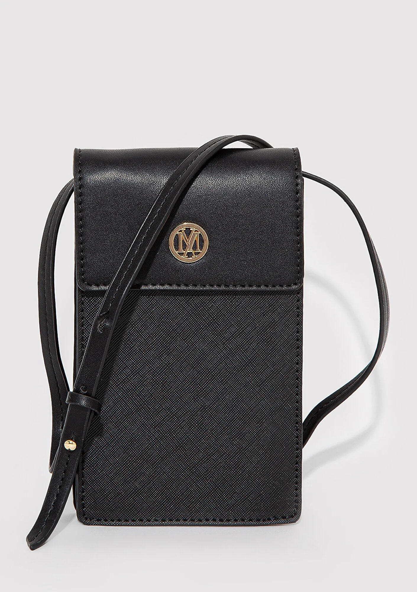 M Logo Detailed Phone Bag