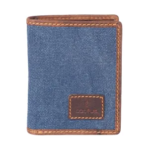 Mala Leather  Denim Cactus Note and Card Holder