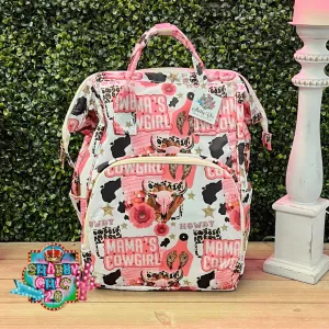 Mama's Cowgirl Diaper Bag Backpack
