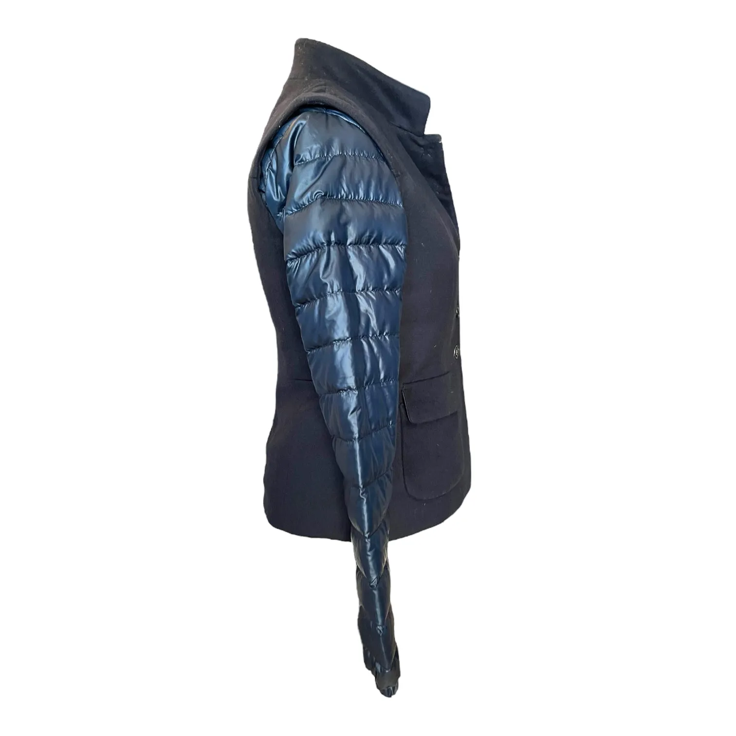 Marella Navy Puffer Jacket with Gilet
