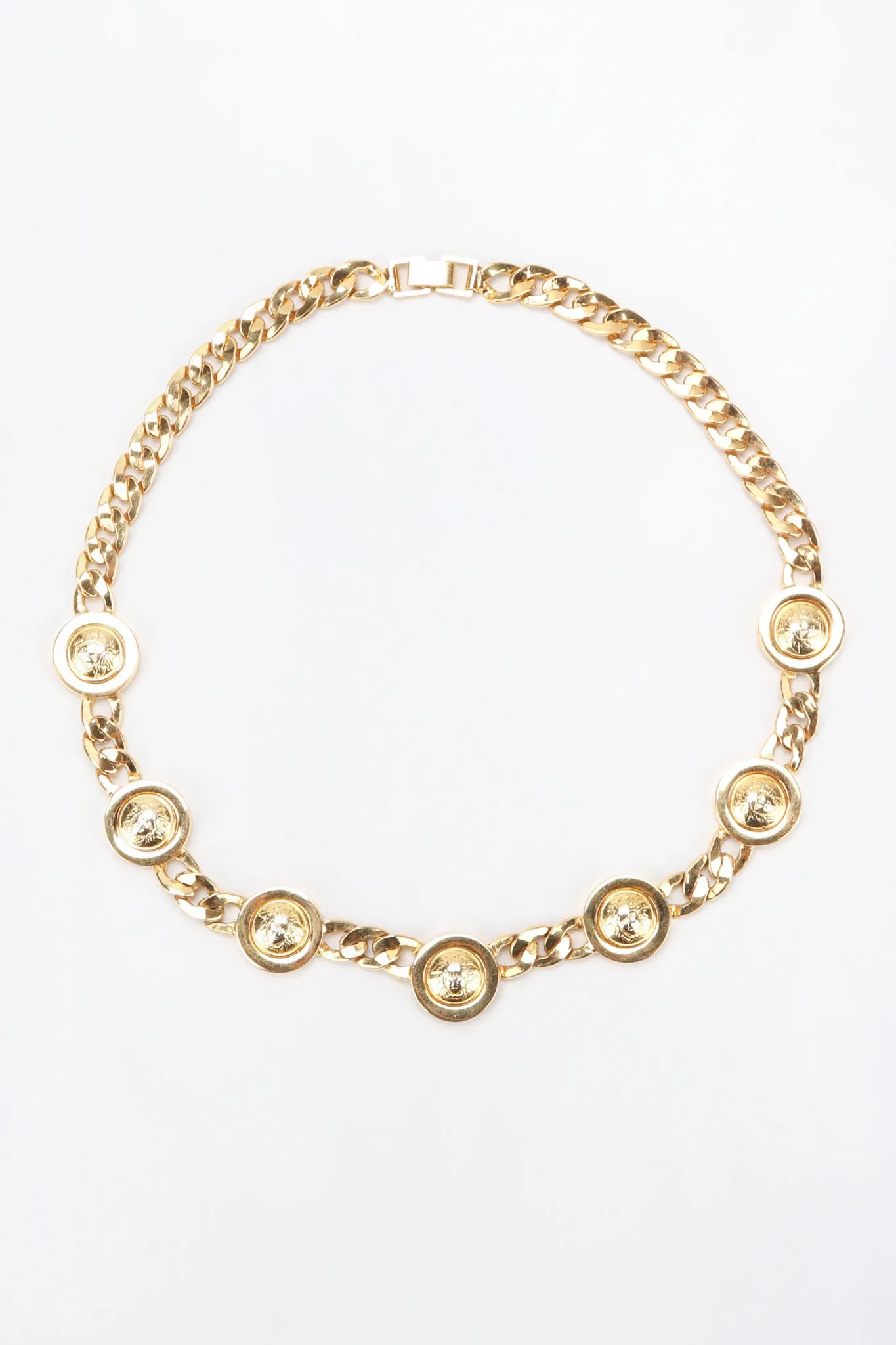 Medusa Coin Collar Necklace