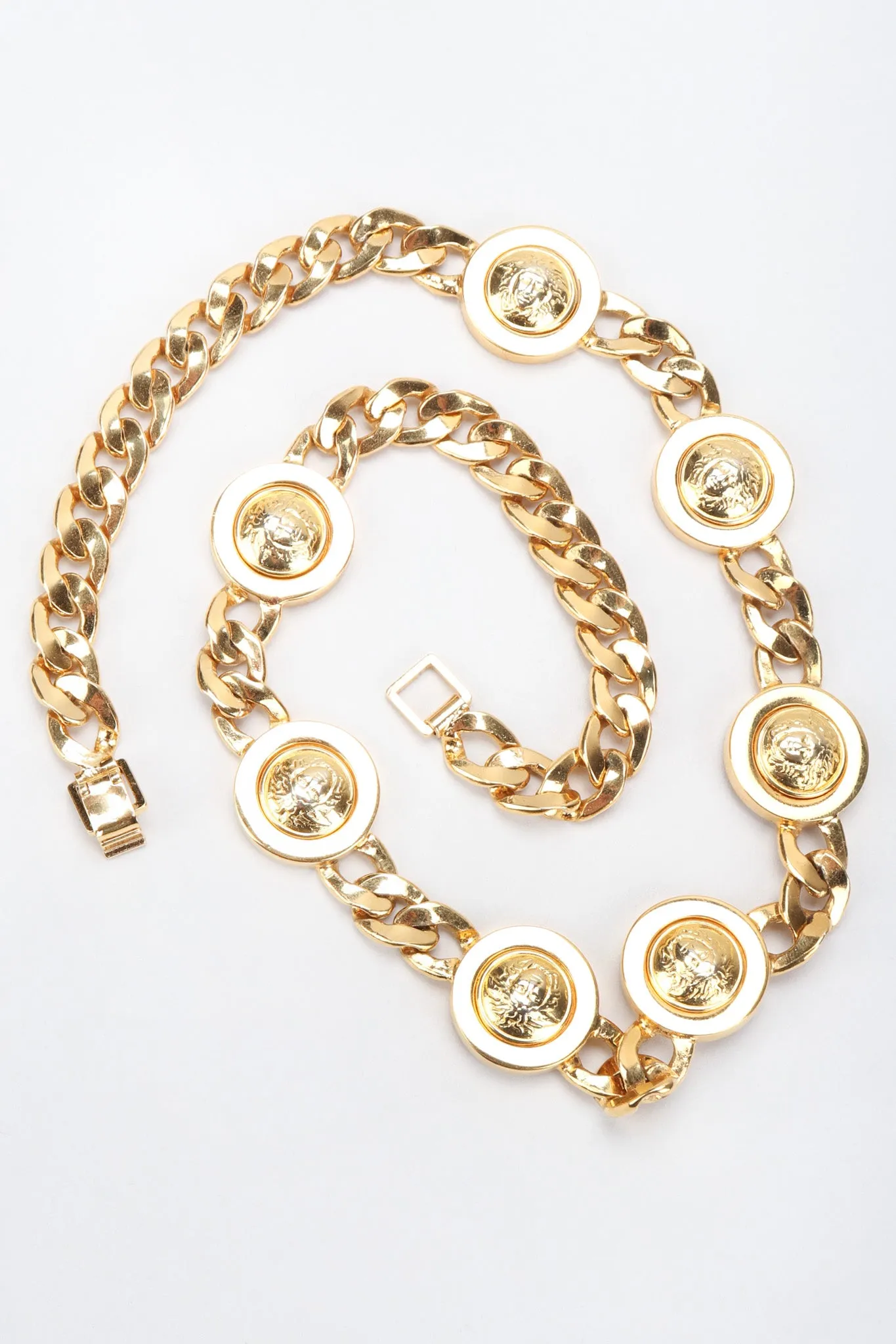 Medusa Coin Collar Necklace